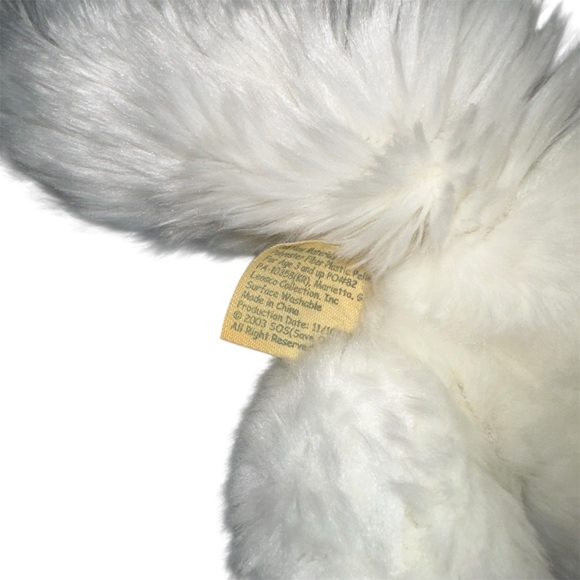 RARE Save Our Space Classic Arctic Fox Plush Realistic Leosco Stuffed Animal HTF - Picture 10 of 11